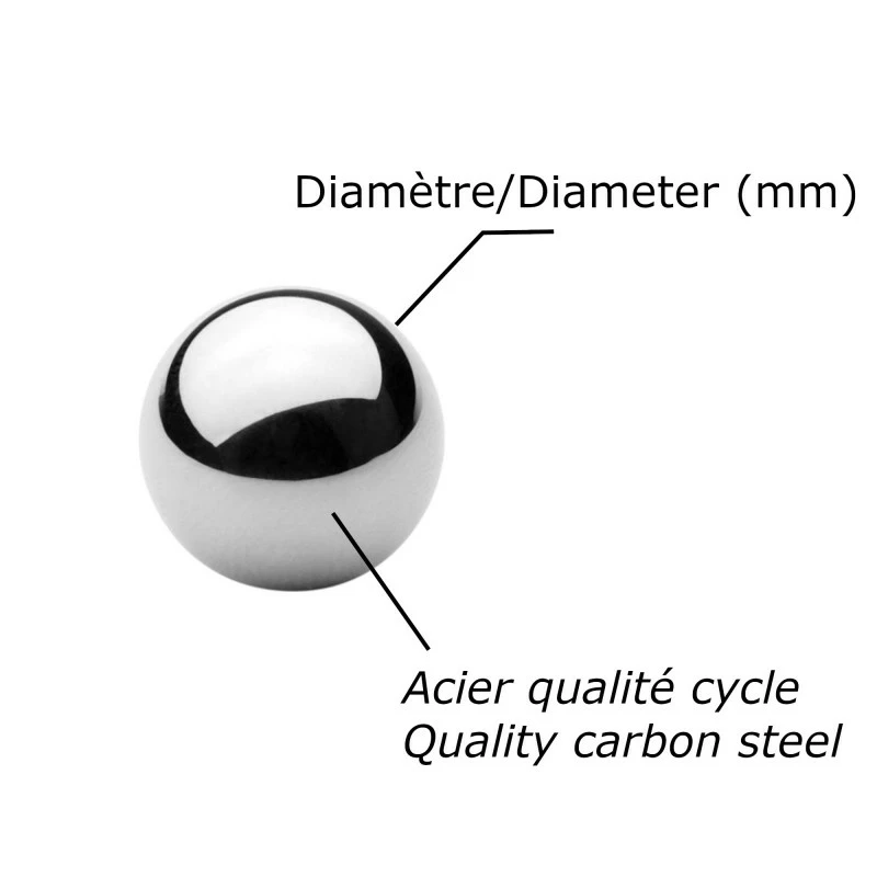 Acier Galvanisé 10x Billes Acier Roulement Cage Bille Vélo Pédalier Direction Cyclo Tondeuse 4 Acier Galvanisé 10x Billes Acier Roulement Cage Bille Vélo Pédalier Direction Cyclo Tondeuse - Image 2
