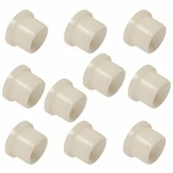10x Coussinet Entretoise épaulée D12mm D20mm L10mm Plastique Nylon 6.6 Vis Rondelle Collerette