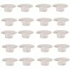 20x CACHE VIS 6 PANS CREUX M6 BLANC CAPUCHON ECROU PROTECTION MEUBLE TETE 6MM PLASTIQUE