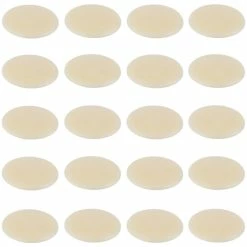 20x Cache Vis Plastique Ivoire Ø12mm Plat Torx Capuchon Hexalobulaire TX AW20