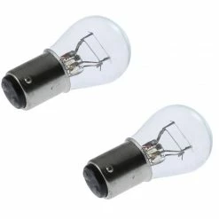 Verre 2x AMPOULE 12V 21/5W BAY15D TRANSPARENT DOUBLE FILAMENT CLIGNOTANT FEU STOP ARRIÈRE POSITION AUTO MOTO SCOOTER VOITURE