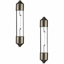 Verre 2x AMPOULE NAVETTE 6V 3W SV6 6 X 36 MM VOITURE INTERIEUR TOURNEVIS ELECTRICIEN