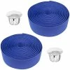 Mousse EVA 2x Guidoline De Vélo Ruban De Cintre Mousse Confort EVA Adhésif Bouchon Chromé Cycle Route Fixie Singlespeed, Bleu -Aubaines sur les pièces de vélo 2x guidoline de velo ruban de cintre mousse confort eva adhesif bouchon chrome cycle route fixie singlespeed bleu