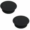 2x PASSE CABLE BUREAU DIAMETRE 60MM NOIR ROND ORDINATEUR PC FIL ELECTRIQUE -Aubaines sur les pièces de vélo 2x passe cable bureau diametre 60mm noir rond ordinateur pc fil electrique
