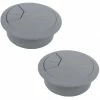 2x PASSE CABLE BUREAU DIAMETRE 80MM GRIS ROND ORDINATEUR PC FIL ELECTRIQUE -Aubaines sur les pièces de vélo 2x passe cable bureau diametre 80mm gris rond ordinateur pc fil electrique
