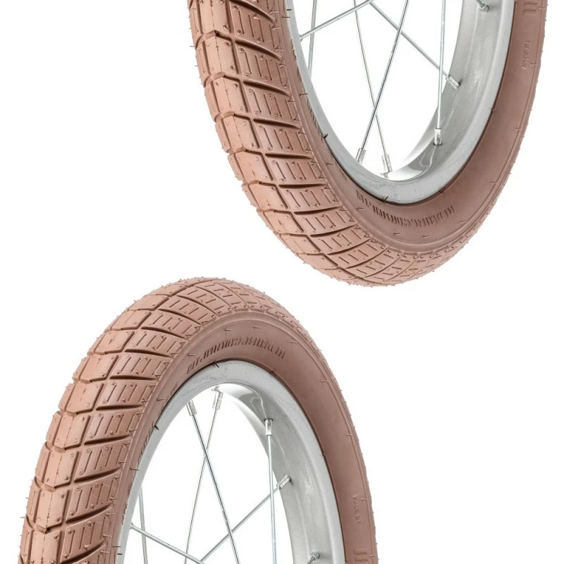 Caoutchouc 2x Pneu Marron 14 X 2.00" (50-254) Lisse ORTEM VENOM Vélo Enfant Junior Mixte Route Chemin 3 Caoutchouc 2x Pneu Marron 14 X 2.00" (50-254) Lisse ORTEM VENOM Vélo Enfant Junior Mixte Route Chemin