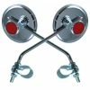 2x RETROVISEUR VELO ROND CHROME Ø75MM CATADIOPTRE ROUTE VILLE GUIDON VINTAGE -Aubaines sur les pièces de vélo 2x retroviseur velo rond chrome o75mm catadioptre route ville guidon vintage