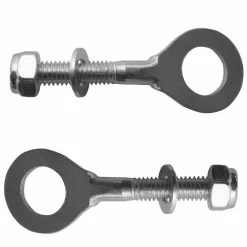 2x Tendeur De Chaine M6x100 Mobylette Cyclomoteur Scooter Moto Avec Ecrou Nylstop