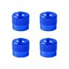 4x CAPUCHON DE VALVE SCHRADER ALUMINIUM BLEU ANTI-POUSSIERE ROUE JANTE -Aubaines sur les pièces de vélo 4x capuchon de valve schrader aluminium bleu anti poussiere roue jante
