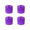 4x CAPUCHON DE VALVE SCHRADER ALUMINIUM VIOLET ANTI-POUSSIERE ROUE JANTE -Aubaines sur les pièces de vélo 4x capuchon de valve schrader aluminium violet anti poussiere roue jante