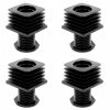 Polyamide 6 (PA 6) 4x Pied De Meuble Tube Carré Réglable Plastique 20MM 25MM 30MM Embout Ajustable Rentrant Outillage -Aubaines sur les pièces de vélo 4x pied de meuble tube carre reglable plastique 20mm 25mm 30mm embout ajustable rentrant outillage