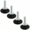Acier (zingué) Et Plastique (Polypropylène) ; 4x Vérin Vis De Réglage Pied De Meuble étagère Outillage Atelier -Aubaines sur les pièces de vélo 4x verin vis de reglage pied de meuble etagere outillage atelier