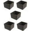5x EMBOUT TUBE CARRÉ PLASTIQUE NOIR PIED MEUBLE TABLE CHAISE BOUCHON CAPUCHON PROTECTION -Aubaines sur les pièces de vélo 5x embout tube carre plastique noir pied meuble table chaise bouchon capuchon protection