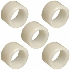 5x Entretoise Lisse Plastique Nylon 6.6 Vis Rondelle Axe Roulement Guidage Tube