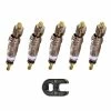 5x OBUS DE VALVE PRESTA FINE FRANÇAISE AVEC CLÉ DE MONTAGE VELO CYCLE JANTE ROUE -Aubaines sur les pièces de vélo 5x obus de valve presta fine francaise avec cle de montage velo cycle jante roue
