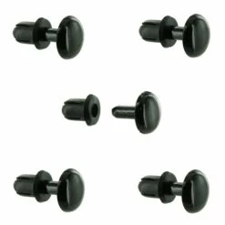 Plastique (Nylon 6) 5x Rivet Clip Garniture Voiture Moto Cyclo Quad Agrafe à Expansion Plastique