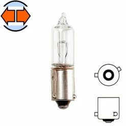 Verre Ampoule 12V 10W BAU9S -Aubaines sur les pièces de vélo ampoule 12v 10w bau9s 2