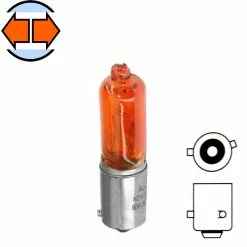Verre Ampoule 12V 21W BAX9S Orange