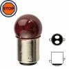 Verre Ampoule 12V 23/8W BAY15D Rouge -Aubaines sur les pièces de vélo ampoule 12v 23 8w ba15s rouge