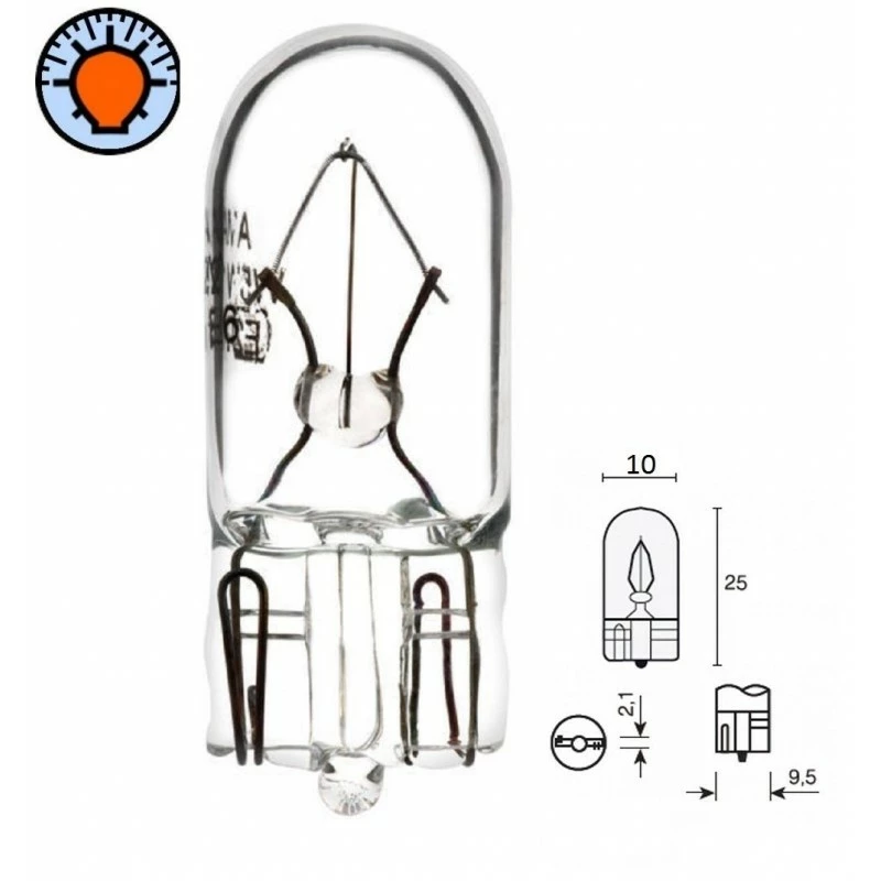 Verre AMPOULE 24V 3W T10 W2.1x9.5 WEDGE VOITURE TABLEAU DE BORD VOYANT FEU POSITION 3 Verre AMPOULE 24V 3W T10 W2.1x9.5 WEDGE VOITURE TABLEAU DE BORD VOYANT FEU POSITION