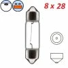 Verre Ampoule Navette 12V 5W SV7 8x28 Mm 1 Verre Ampoule Navette 12V 5W SV7 8x28 Mm -Aubaines sur les pièces de vélo ampoule navette 12v 5w sv7 8x28 mm