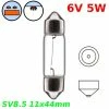 Verre Ampoule Navette 6V 5W SV8.5 11x44mm -Aubaines sur les pièces de vélo ampoule navette 6v 5w sv85 11x44mm