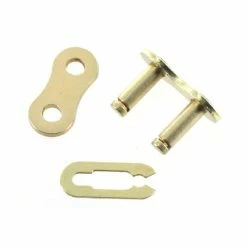 Acier Inoxydable Attache Rapide De Chaîne 520 Or Doré Moto