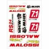 Autocollant Sticker MALOSSI RS24 MOTOR OIL MHR Planche 25x35cm Assortiment -Aubaines sur les pièces de vélo autocollant sticker malossi rs24 motor oil mhr planche 25x35cm assortiment