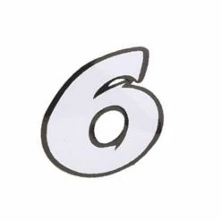 Autocollant Sticker Numéro Chiffre 0 1 2 3 4 5 6 7 8 9 Blanc Noir Jaune Hauteur 9cm -Aubaines sur les pièces de vélo autocollant sticker numero chiffre 0 1 2 3 4 5 6 7 8 9 blanc noir jaune hauteur 9cm 4