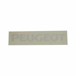 Autocollant Sticker PEUGEOT 19x150mm BLANC SELLE CAROSSERIE