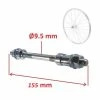 Acier Galvanisé AXE DE Roue Velo Universel 9.5x155 MM MOYEU Arriere Plein VTT Route BMX Fixie SINGLESPEED 9.5MM 155MM -Aubaines sur les pièces de vélo axe de roue velo universel 95x155 mm moyeu arriere plein vtt route bmx fixie singlespeed 95mm 165mm
