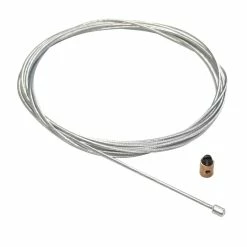 Acier Galvanisé Câble D'accélérateur De Gaz Universel Dellorto Ø3x3MM Ø1.2MM 2.50M Avec Serre Câble Cyclo Scoot Moto Mobylette