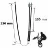 Acier Galvanisé Câble Frein Supérieur Rotor 2x150mm+230mm BMX FREESTYLE -Aubaines sur les pièces de vélo cable frein superieur rotor 2x150mm230mm bmx freestyle