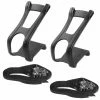 Plastique Cale Pieds (kit Avec Sangles) -Aubaines sur les pièces de vélo cale pieds kit avec sangles