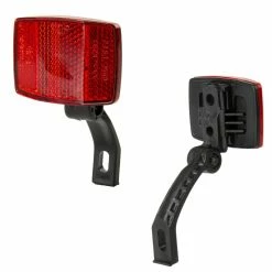 Plastique Catadioptre Réflecteur Avant Arrière Vélo Avec Support Réglable Rayons Dispositif Réfléchissant Sécurité Cycle Ville Route VTT -Aubaines sur les pièces de vélo catadioptre reflecteur avant arriere velo avec support reglable rayons dispositif reflechissant securite cycle ville route vtt 3