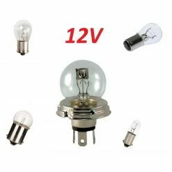Verre COFFRET AMPOULE 12V VOITURE MOTO ANCIENNE : P45T R2 + 21/5W BAY15D + 21W BA15S + 4W BA9S + 5W BA15S