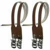 Courroie Double Marron Cuir Véritable (paire) Cale Pied Pédale Vélo Cycle Ville Route Vintage -Aubaines sur les pièces de vélo courroie double marron cuir veritable paire cale pied pedale velo cycle ville route vintage