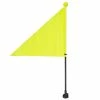 DRAPEAU JAUNE FLUO 380MM PORTE BAGAGE SECURITE VISIBILITE VELO CYCLE VILLE MIXTE -Aubaines sur les pièces de vélo drapeau jaune fluo 380mm porte bagage securite visibilite velo cycle ville mixte