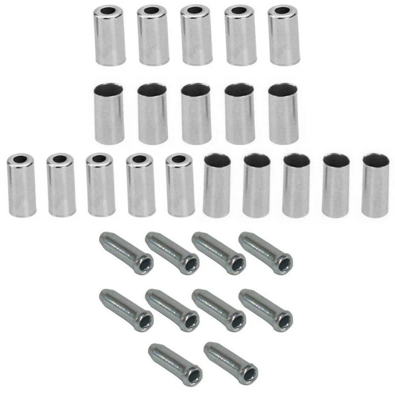 Embouts De Câble Gaine Frein Dérailleur (kit De 30) Cycle Vélo Universel Vtt Route Course Ville Vintage 3 Embouts De Câble Gaine Frein Dérailleur (kit De 30) Cycle Vélo Universel Vtt Route Course Ville Vintage