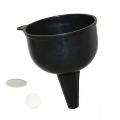 Plastique Entonnoir 100mm Grille + Filtre Inox Huile Essence Moteur Moto Voiture Tondeuse