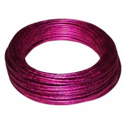 Plastique, Acier Et Insert Téflon Gaine De Frein Vélo Au Mètre Rose Laser Irisé Avec Insert Téflon Cycle Vtt Ville Route Vintage