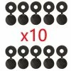 Kit De 10 Cache Rivets Noirs Plaque D'immatriculation -Aubaines sur les pièces de vélo kit de 10 cache rivets noirs plaque d immatriculation