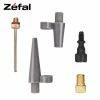 Kit Embouts De Gonflage ZEFAL (5 Pièces) -Aubaines sur les pièces de vélo kit embouts de gonflage zefal 5 pieces