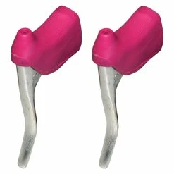 Aluminium KIT LEVIER DE FREIN ET REPOSE MAIN PAIRE COCOTTE VINTAGE VELO COURSE 22.2MM ALU -Aubaines sur les pièces de vélo kit levier de frein et repose main paire cocotte vintage velo course 222mm alu 5