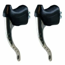 Aluminium KIT LEVIER DE FREIN PERFORE ET REPOSE MAIN PAIRE COCOTTE VINTAGE VELO COURSE 22.2MM ALU 17 Aluminium KIT LEVIER DE FREIN PERFORE ET REPOSE MAIN PAIRE COCOTTE VINTAGE VELO COURSE 22.2MM ALU -Aubaines sur les pièces de vélo kit levier de frein perfore et repose main paire cocotte vintage velo course 222mm alu 2