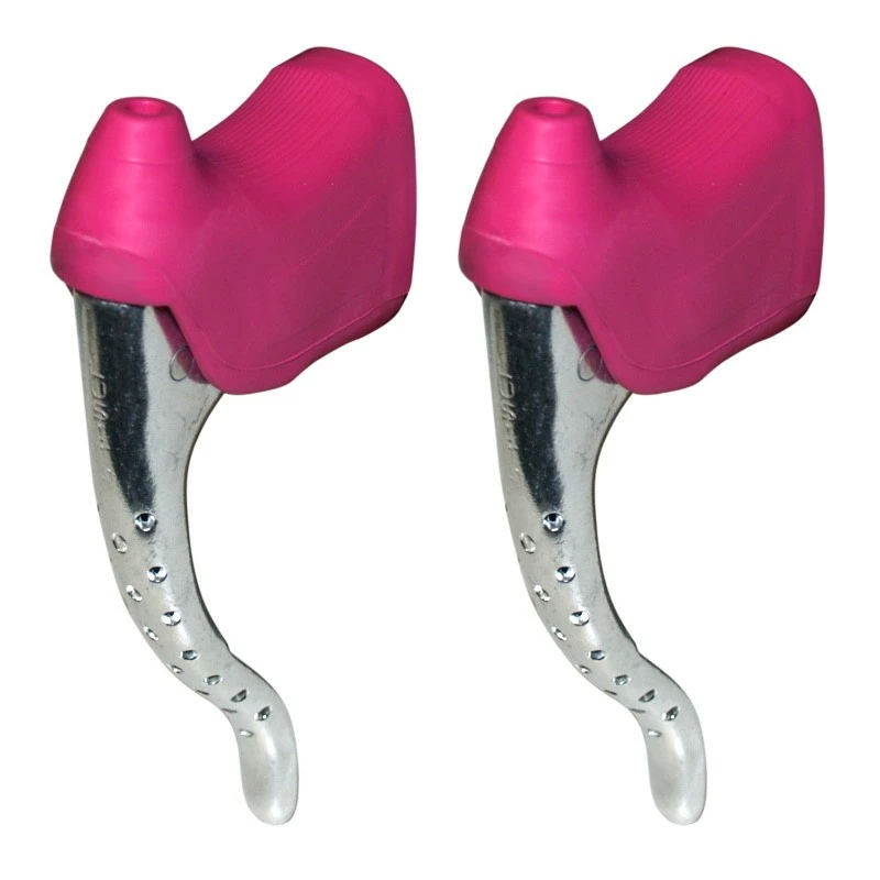 Aluminium KIT LEVIER DE FREIN PERFORE ET REPOSE MAIN PAIRE COCOTTE VINTAGE VELO COURSE 22.2MM ALU 7 Aluminium KIT LEVIER DE FREIN PERFORE ET REPOSE MAIN PAIRE COCOTTE VINTAGE VELO COURSE 22.2MM ALU - Image 5