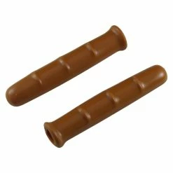 Elastomère Kit Paire De Poignées Et Couvres Leviers De Frein Vélo Vintage Marron -Aubaines sur les pièces de vélo kit paire de poignees et couvres leviers de frein velo vintage marron 3