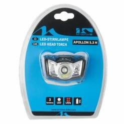 Plastique Lampe Frontale LED APOLLON 5.3H 3 Fonctions Inclinable Vélo Course à Pied Running Randonnée -Aubaines sur les pièces de vélo lampe frontale led apollon 53h 3 fonctions inclinable velo course a pied running randonnee 2