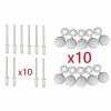 Lot De 10 Rivets + Cache Rivet Blanc Plaque D'IMMATRICULATION Voiture Auto Moto Scooter MOBYLETTE Protection Plastique Aveugle -Aubaines sur les pièces de vélo lot de 10 rivets cache rivet blanc plaque d immatriculation voiture auto moto scooter mobylette protection plastique aveugle