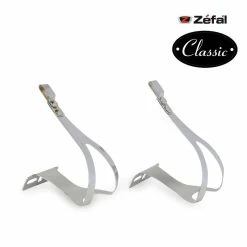 Acier Galvanisé Paire De Cale-pieds CHRISTOPHE TOE CLIPS